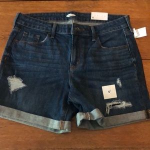 NWT Old Navy Everyday 5” Jean Short Size 4